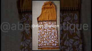 Ready to wear Pure cotton kantha hand embroidery palazzo. For booking please whatsapp at 9432182380