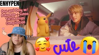 ENHYPEN x Pokémon 'One and Only' MV + 'SUNOO TIKTOK SHIPS COMPILATION' Reaction!