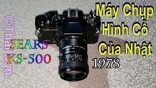 Sears KS-500 Camera 35mm Film Made In Japan 1978 Máy Chụp Hình cổ của Nhật sản xuất