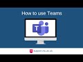 How to use Teams