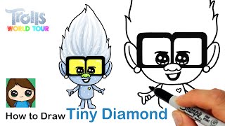 How to Draw Tiny Diamond  💎🎶 | Trolls World Tour