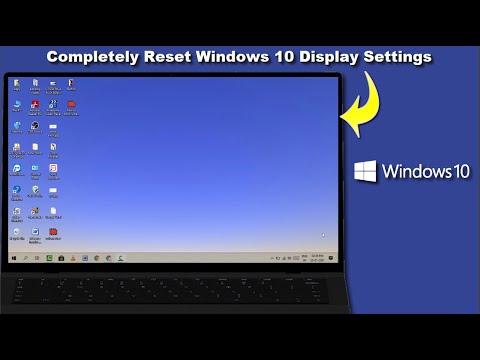 How to Reset Display Settings to Default on Windows 10