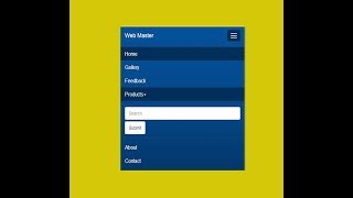 How to create responsive navigation menus with bootstrap