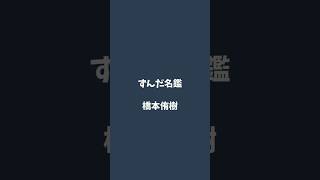 橋本侑樹について解説するのだ   #ずんだ名鑑