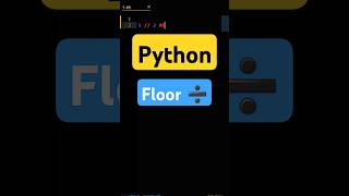 Floor Division | Python Tutorial For Beginners