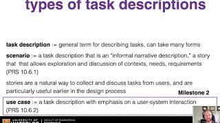 MSCI343 - HCI /// 2020F /// L09 Use Cases and Storyboards (Part 1/3)