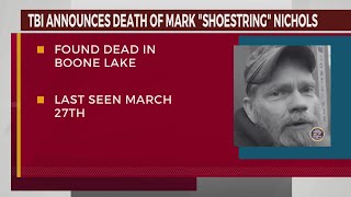 JCPD: Body of Mark Nichols found in Boone Lake