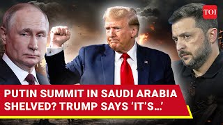 Trump’s Big Revelation On Meeting With Putin In Saudi Arabia, Stresses On Ukraine Peace Deal | Watch