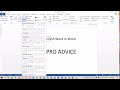 Master Microsoft Word Beginner to Advanced - Class 1 -Tech Pro Advice Live Stream