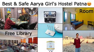 Patna कि Aarya Girl’s Hostel दे रही Free Library Facility 😍 | Best \u0026 Safe Girls Hostel In Patna |