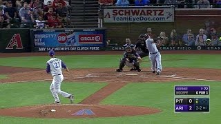 PIT@ARI: Greinke fans Ngoepe for his 10th strikeout