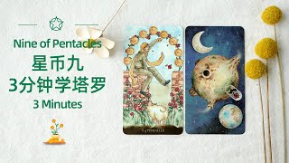 Learn Tarot Card in 3 Minutes-[Nine of Pentacles] ׀ 星币九/Little Prince/Smith Waite/Linestrider Tarot