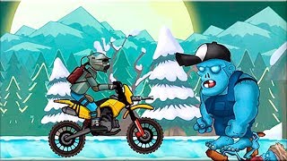 Zombie Shooter Motorcycle Race - Gameplay Android game - motocross racing game