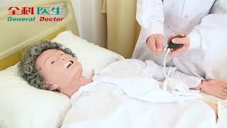 Medical School Training Female Elderly Nursing Manikin