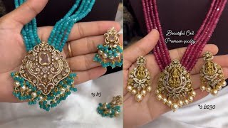 🙏సంక్రాంతి ఆఫర్ లో latest One gram gold jewellery with price