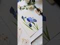 Watercolor Iris Flower #watercolorpainting #floralwatercolor