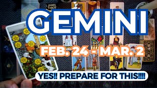 GEMINI Hindi ito Panaginip! Ang Buhay Na Pinapangarap Mo Ay Abot Kamay Na! | Feb 24 - Mar 2 Reading