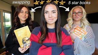 swapping 5 star reads with booktubers ft. sara carrolli & destiny sidwell!