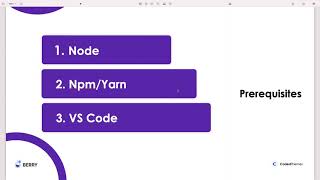 Berry PreRequisites | React Admin Template | CodedThemes
