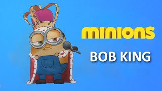 How To Draw Bob King Minion From Minions Easy Step By Step Video Lesson