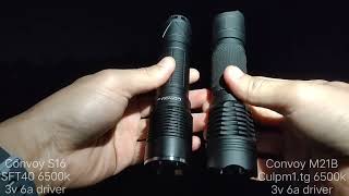 Convoy S16 SFT40 vs Convoy M21B Culpm1.tg - Turbo Beam Shot Review