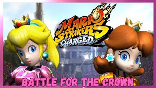 ♡Mario Strikers Charged - Striker Challenge: Battle for the Crown! (Peach Vs. Daisy)♡