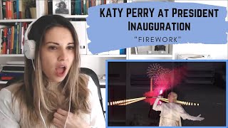 REACTING TO Katy Perry "Firework" at Inauguration Day 2021