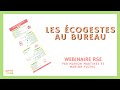 RSE : Les écogestes au bureau