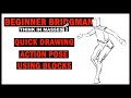 Complete Guide to Drawing from Life by George Bridgman - Real time Drawing Action Pose Using Blocks