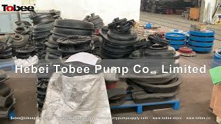 Tobee AHR, SPR series Centrifugal Pump Rubber Wetted Parts