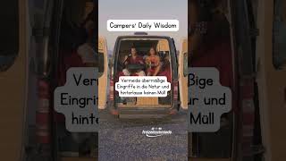 Camper's Daily Wisdom 🌟 by Freizeitschmiede 💚⛺️ #shorts #camping