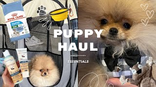 PUPPY HAUL | Everything I bought for my Pomeranian puppy