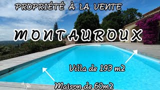 Property 4500m2 with villa of 193 m² + house 60 m² Montauroux