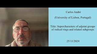 97. 25/11/2024 Carlos André (University of Lisbon, Portugal)