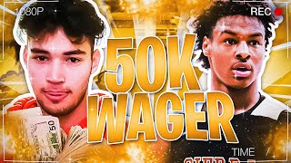 Bronny James and Adin were Challenged to a $50,000 Wager... They Accepted (NBA 2K20)