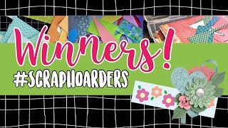 🎉 #ScrapHoarders Hop Winners!