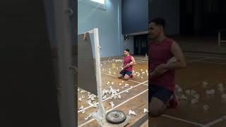 Unseen Multi shuttle training #badminton #bulutangkis