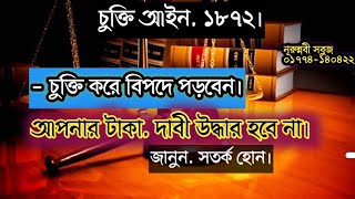 Void Contract. বাতিল চুক্তি। যে চুক্তিতে কোন প্রতিকার নাই। চুক্তি আইন ১৮৭২.