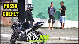 PEGAD!NHA: ENCONTREI O ALV0 MOTOQUEIRO A$$ASS!NO E... Boss Mission Prank