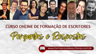 Perguntas e Respostas sobre o Curso Online de Formação de Escritores