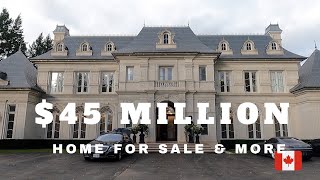 45 MILLION DOLLAR HOME and More Cozy Homes in Expensive Neighbourhood Near Toronto