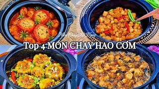 Top 4 MÓN CHAY HAO CƠM đơn giản, dể làm| Món Chay Mỗi Ngày| Vegetarian
