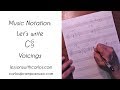 Music Hand Notation: C69 Tension Substitution Voicings