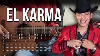 Requinto de EL KARMA (Tutorial en Guitarra) Ariel Camacho | principiantes