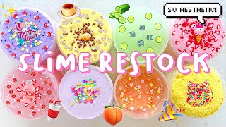 SLIME RESTOCK: CUTE \u0026 AESTHETIC SLIMES 💖 FLOATS, CLOUD, \u0026 HYBRID TEXTURES! July 25th