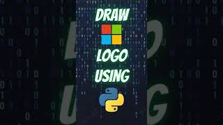 Draw Microsoft Logo using Python Turtle #shorts #python #pythonturtle #microsoft #pythonshorts