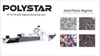 PP PE PS ABS Regrind Recycling Line