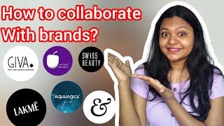 How to collaborate with brands 2025 || Types of collaborations || get free gift every month #collab