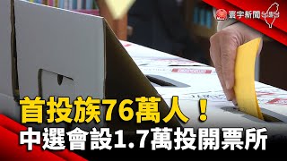 九合一大選！首投族76萬人 中選會設1.7萬投開票所 @globalnewstw