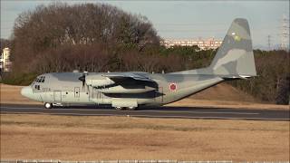 再UP【平日の入間基地】T-4,C-1,C-2塗装のC-130H 200131